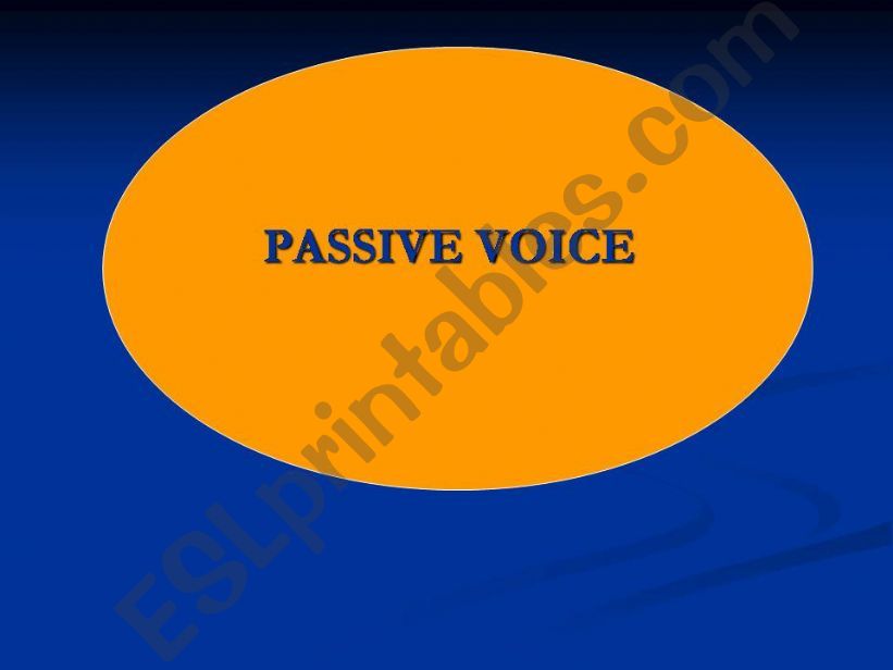 passive voice powerpoint