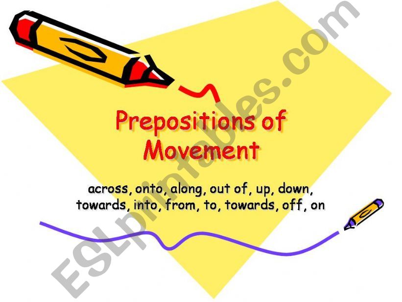 Preposition of Movement Part 1b