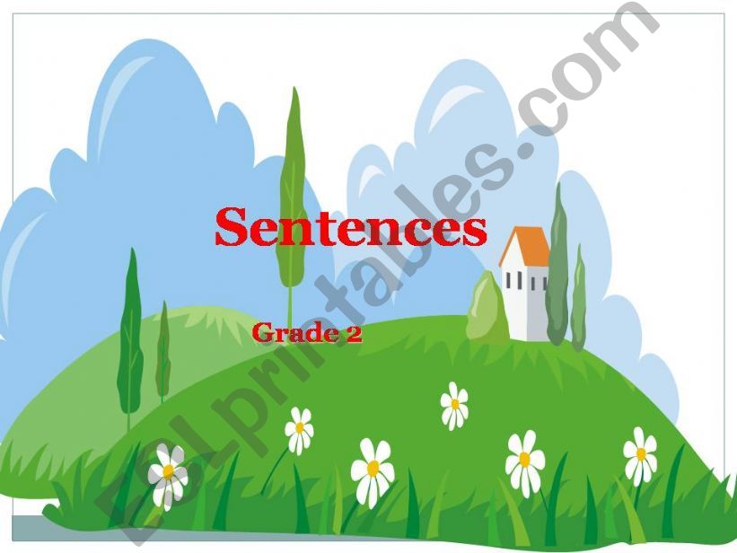 sentences making powerpoint