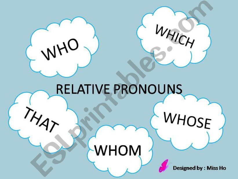 Relative Pronouns powerpoint