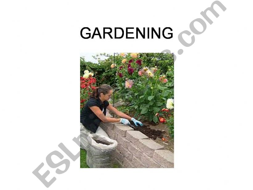 GARDENING powerpoint