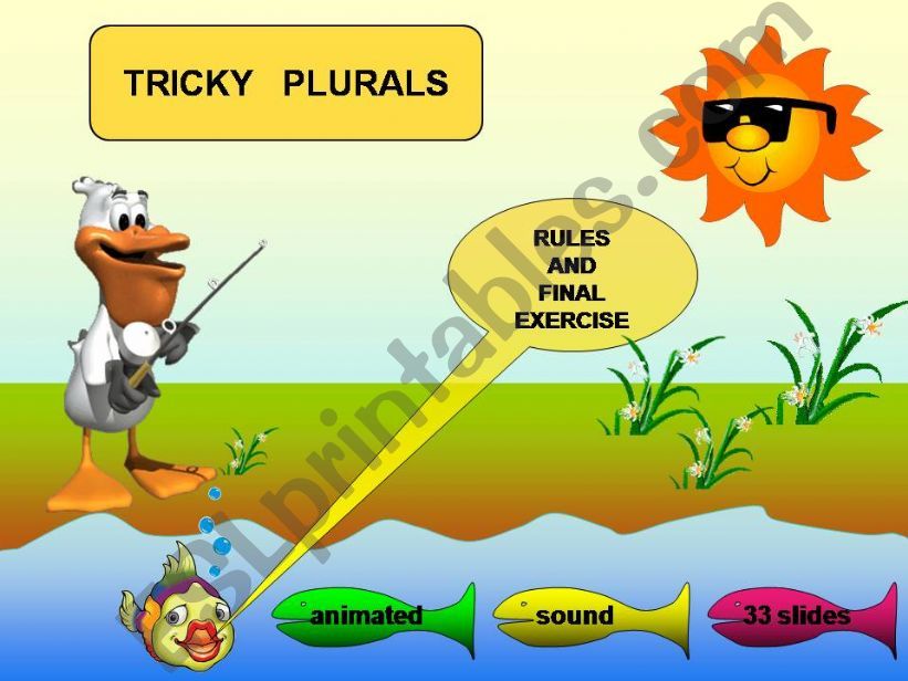 Tricky plurals ( 33 slides) powerpoint