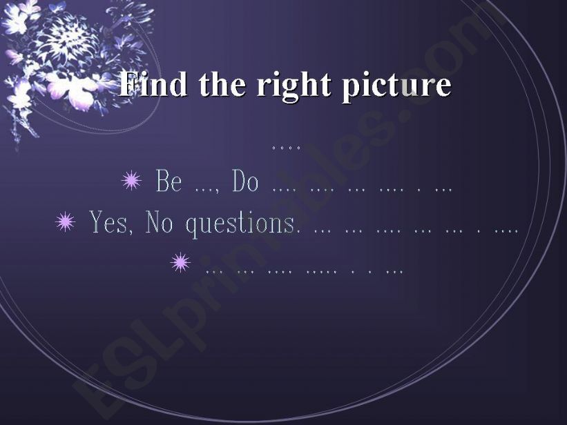 Find the right picture powerpoint