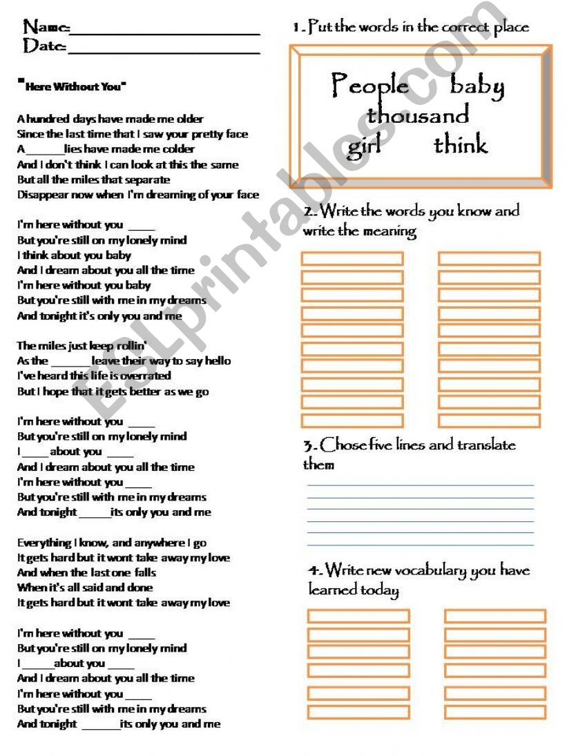 Song powerpoint
