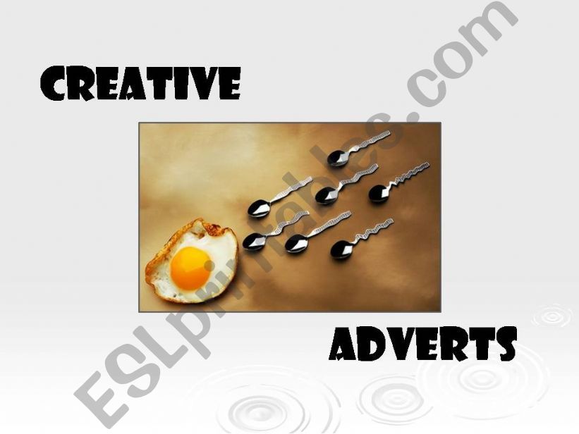 Creative Adverts powerpoint
