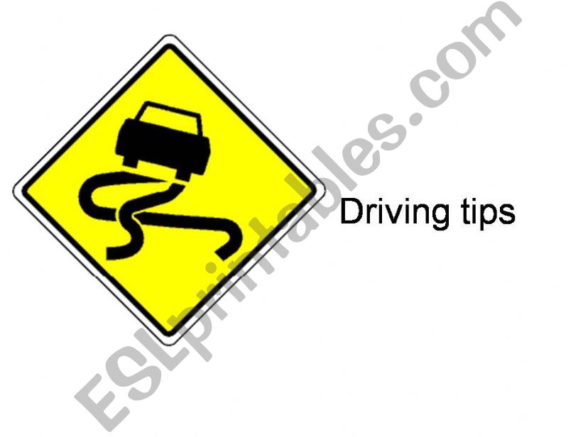 Driving tips powerpoint