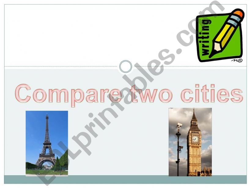 Comparing Cities: SImilarities and differences 