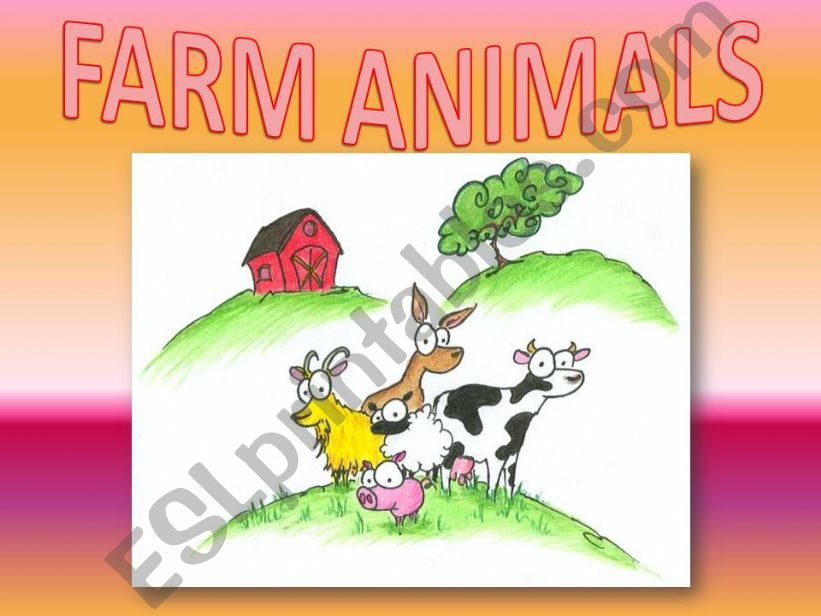 Farm animals  powerpoint