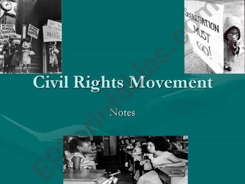 Civil rights Movement PowerPoint