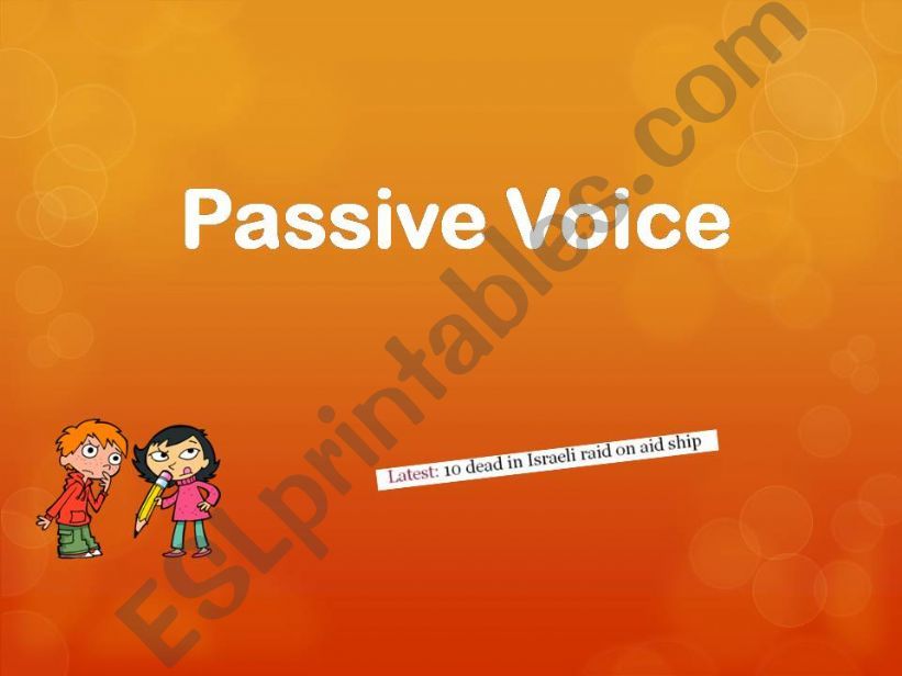 passive voice powerpoint