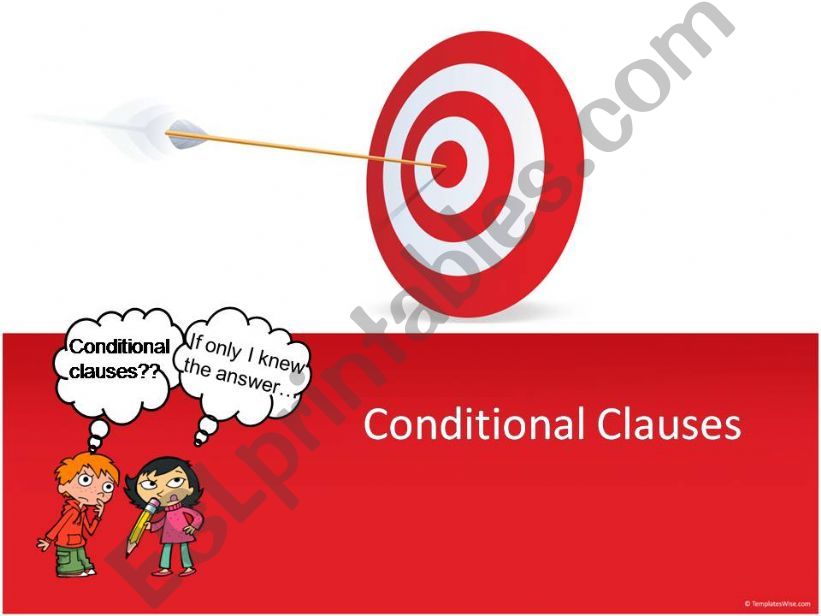 Conditional clauses powerpoint