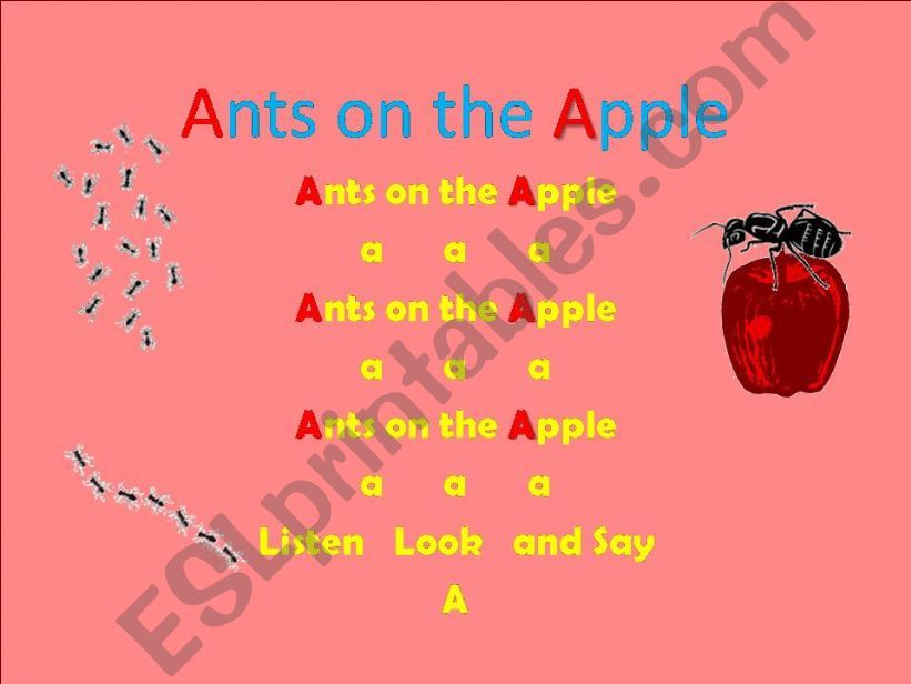 Ants on the Apple powerpoint