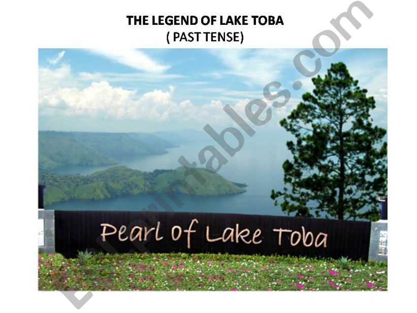 THE LEGEND OF LAKE TOBA powerpoint