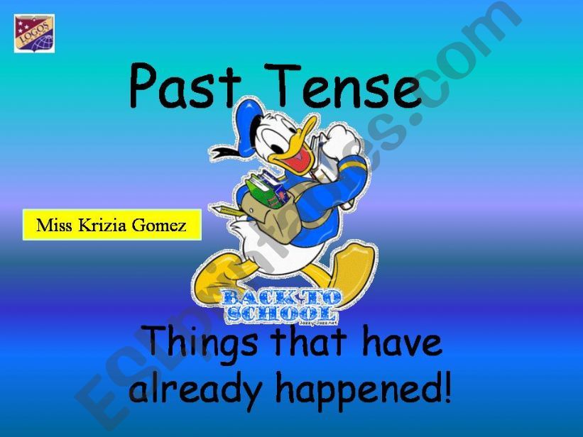 Past Tense powerpoint