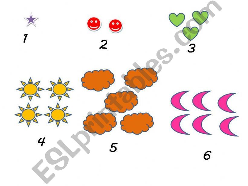 Basic counting 1 to 20 powerpoint