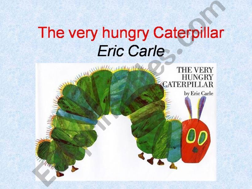 The very hungry caterpillar powerpoint