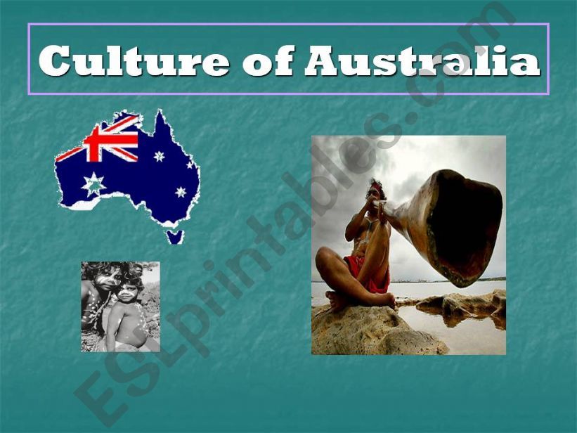 Culture of Australia powerpoint