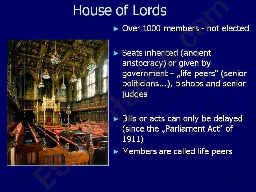 THE POLITICAL SYSTEM IN THE UK part3