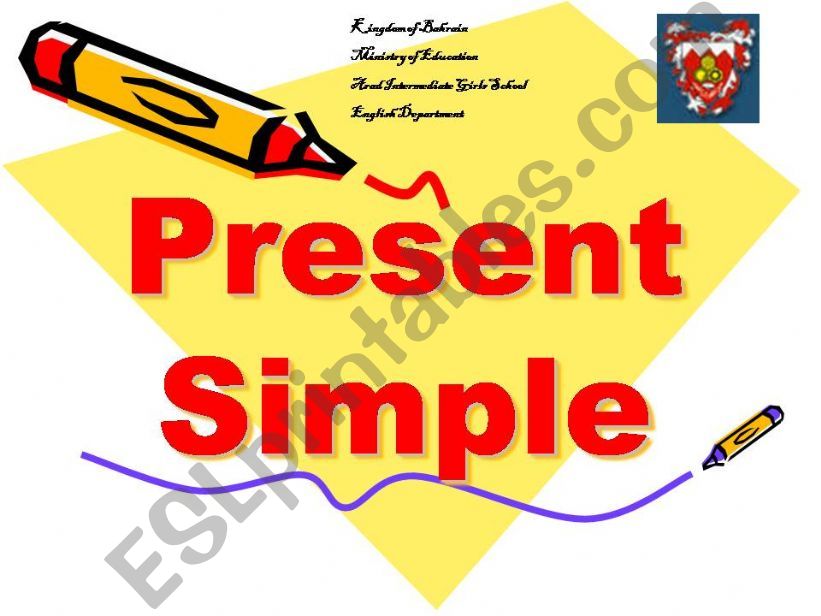 Present simple tense powerpoint