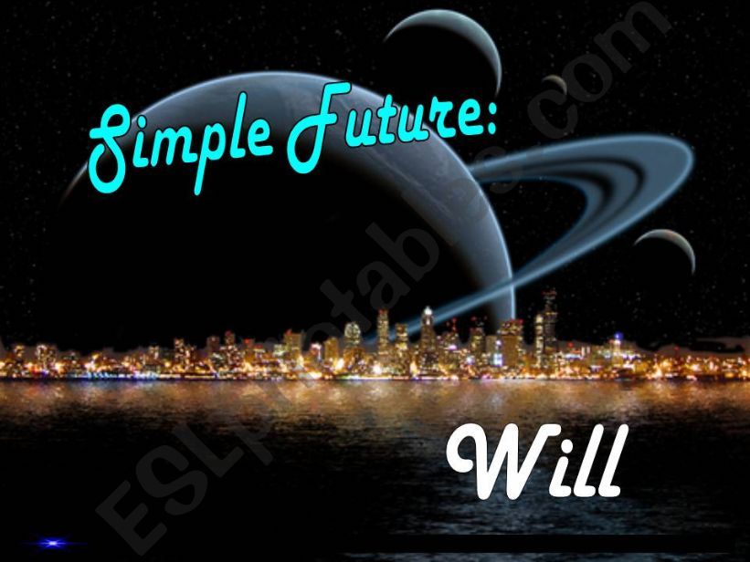 Simple Future (Will) powerpoint