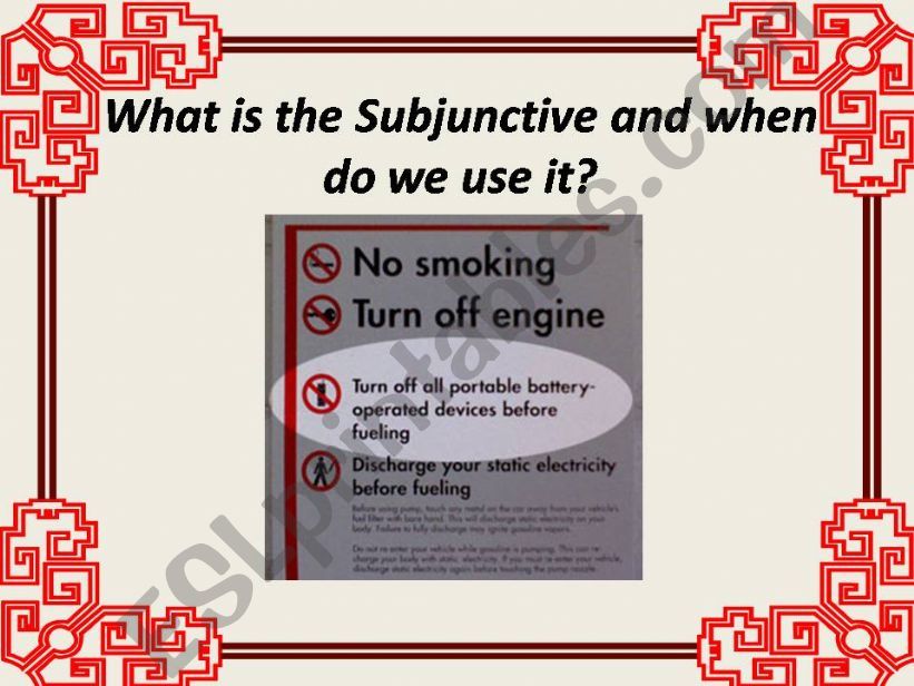 What Is The Subjunctive? powerpoint