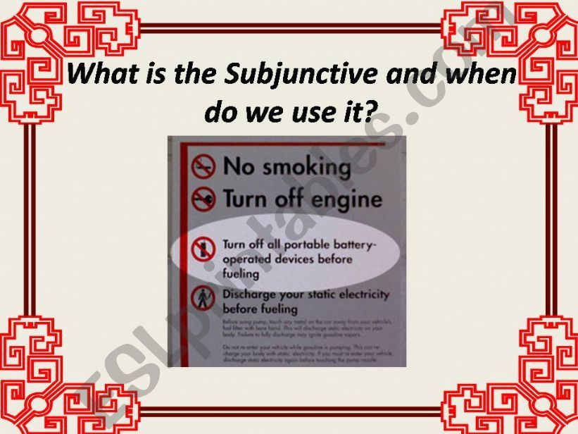 What Is The Subjunctive? powerpoint