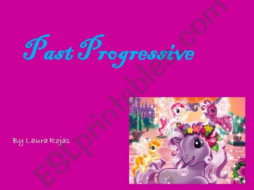 Past Progressive Tense powerpoint