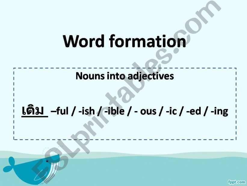 Word formation powerpoint