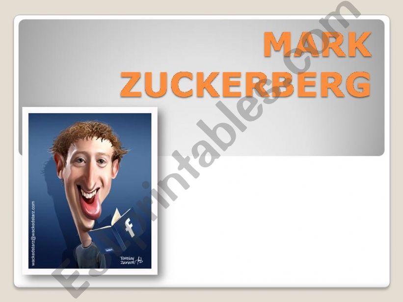 Mark Zuckerberg powerpoint