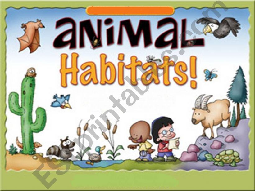 Animal Habitats powerpoint