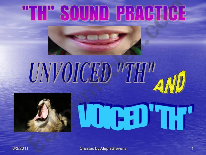 TH Sound Practice powerpoint