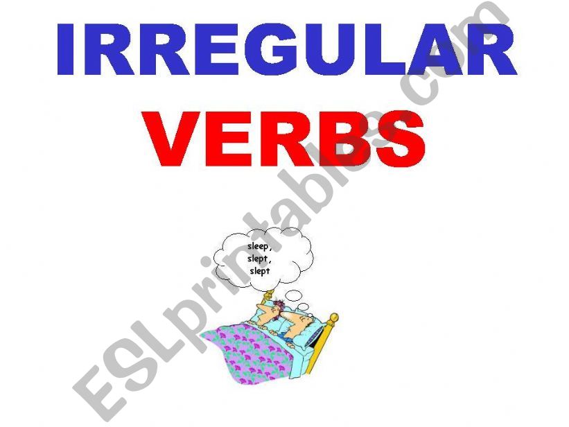 IRREGULAR VERBS powerpoint