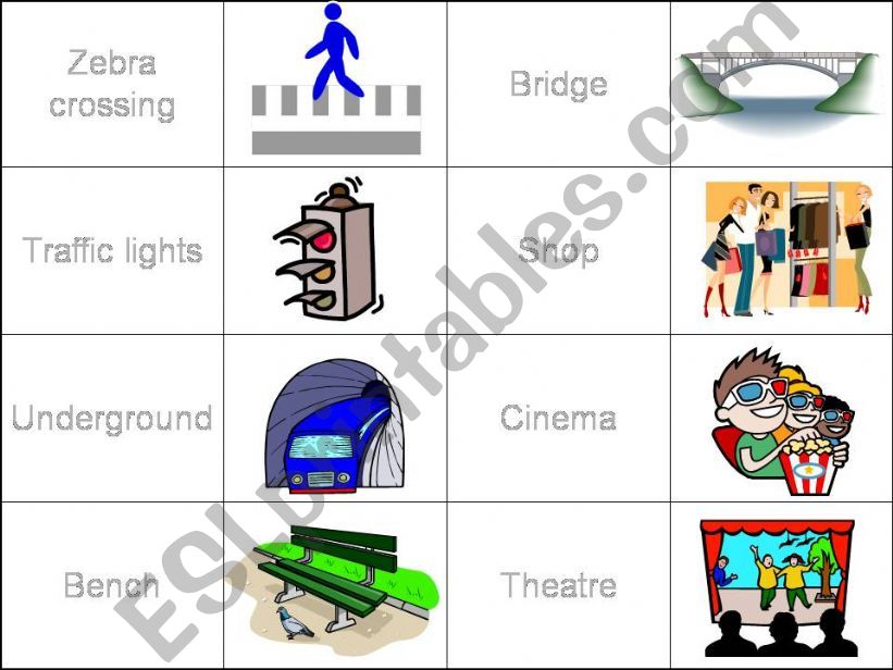 City Flash Cards 2 powerpoint