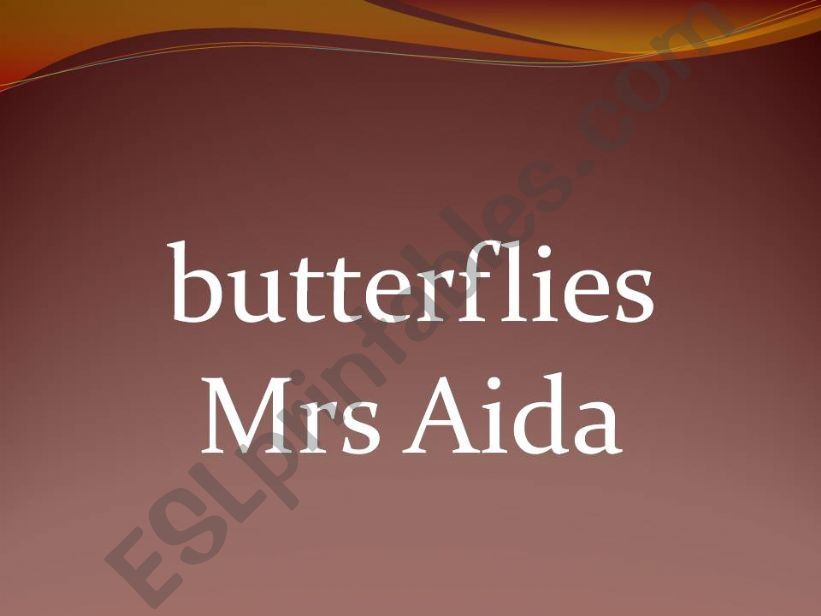 the butterflies powerpoint