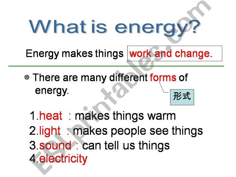 What is energy? powerpoint