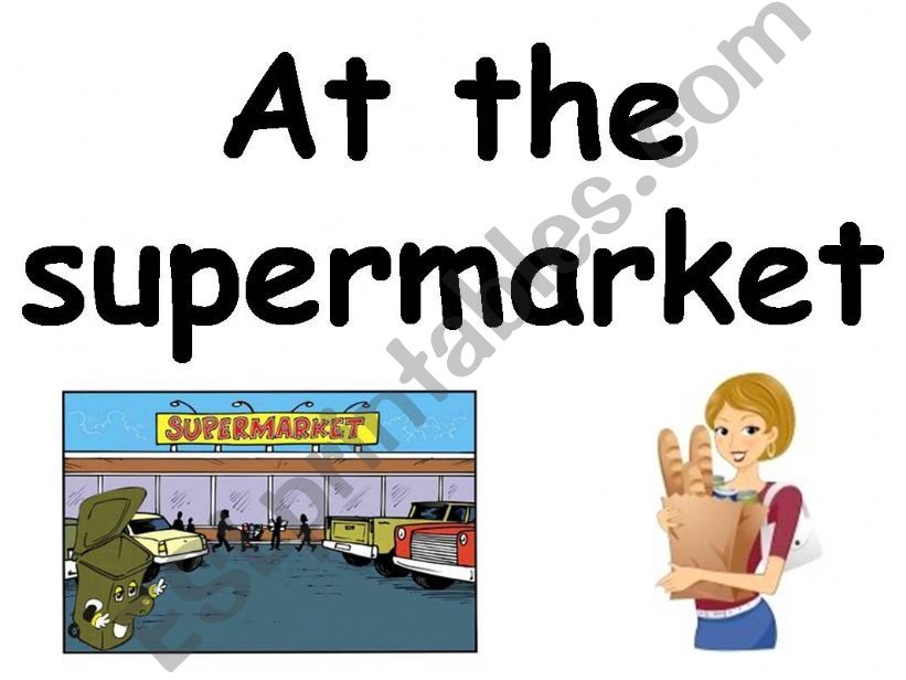 At the supermarket powerpoint