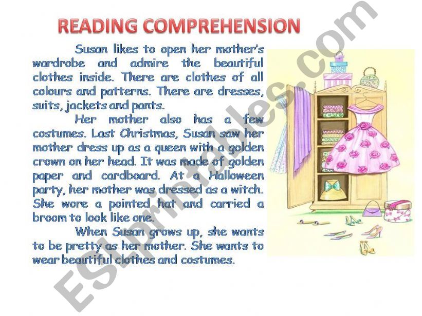 READING COMPREHENSION powerpoint