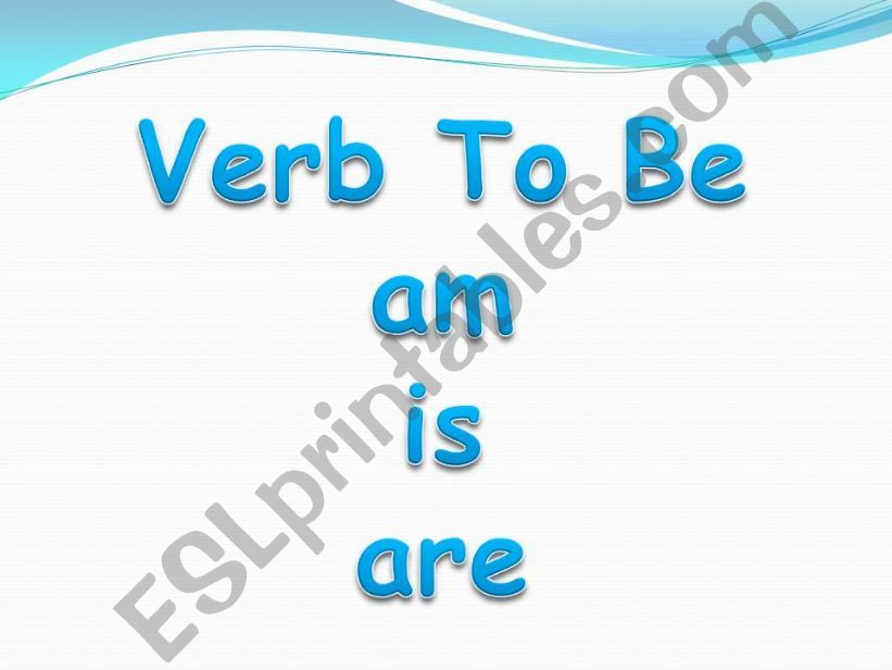 Verb To be powerpoint