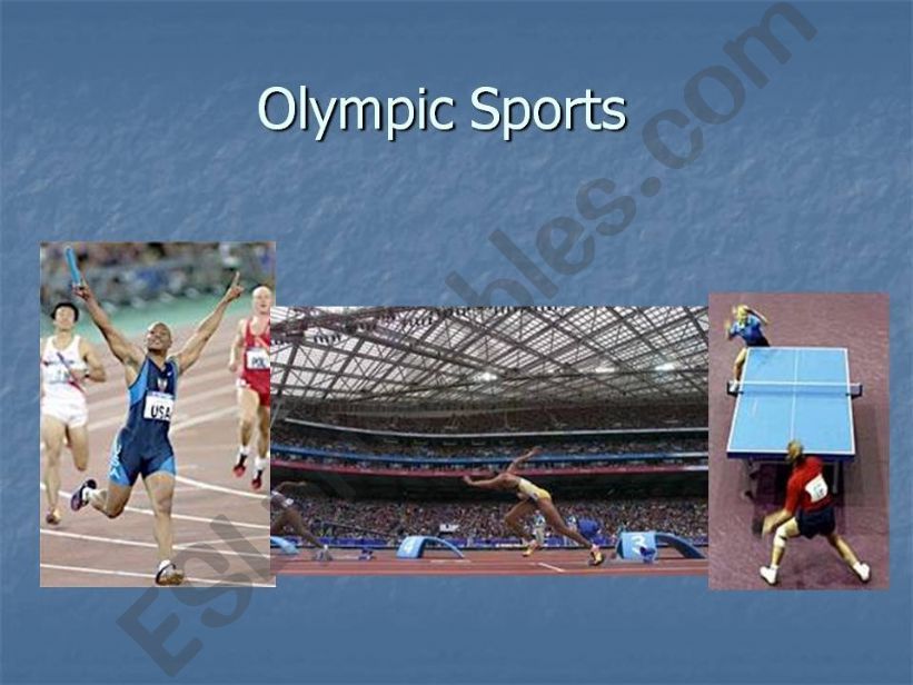 olympic sports  powerpoint