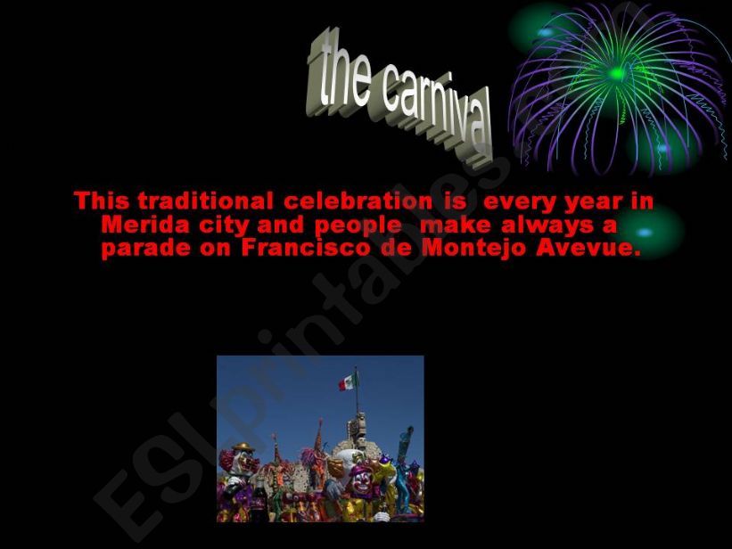 CELEBRATE THE CARNIVAL  powerpoint