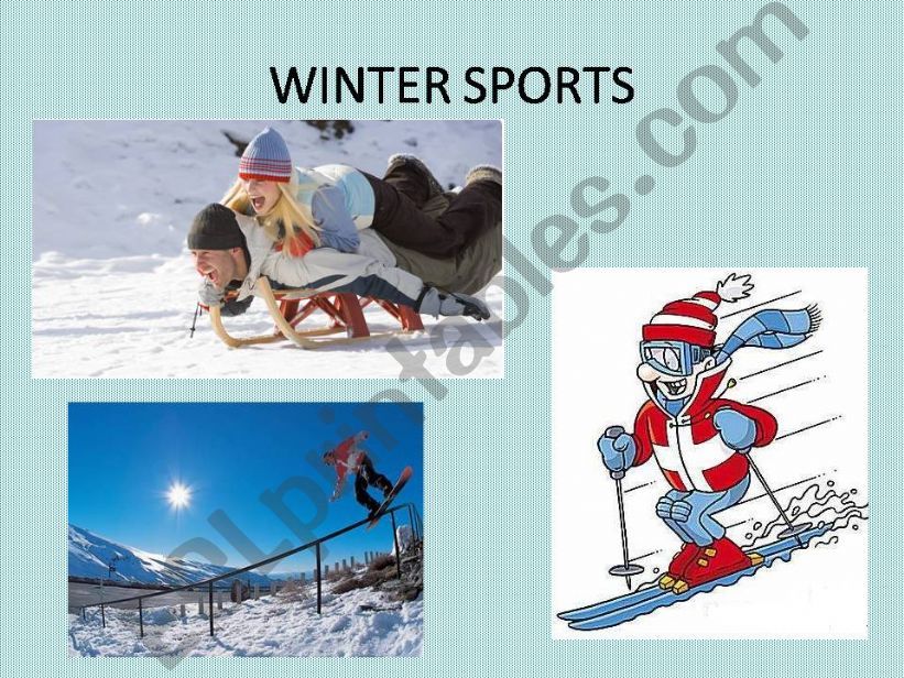 WINTER SPORTS powerpoint