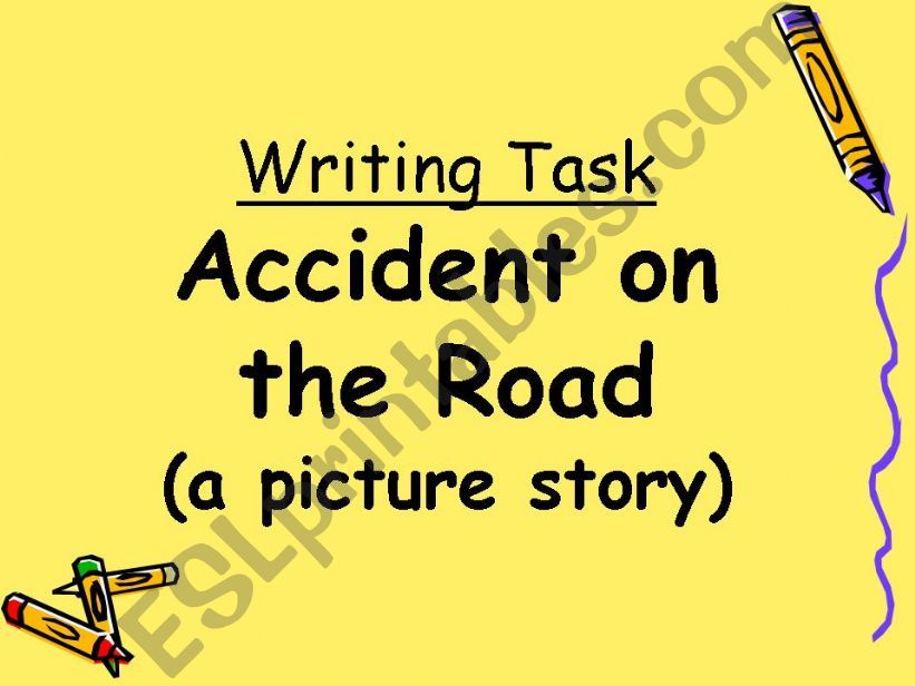 Accident on the Road powerpoint