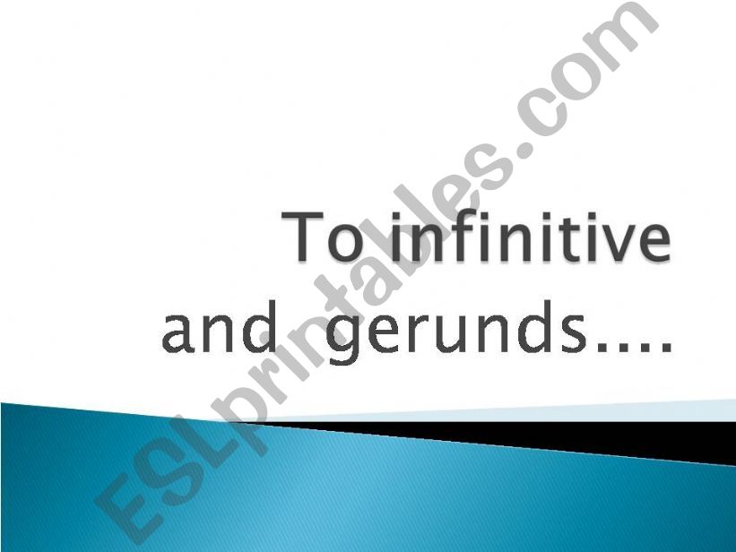 gerund-infinitive powerpoint