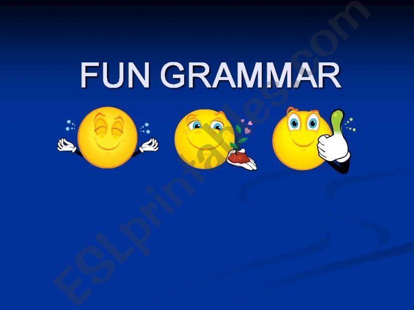 grammar game powerpoint