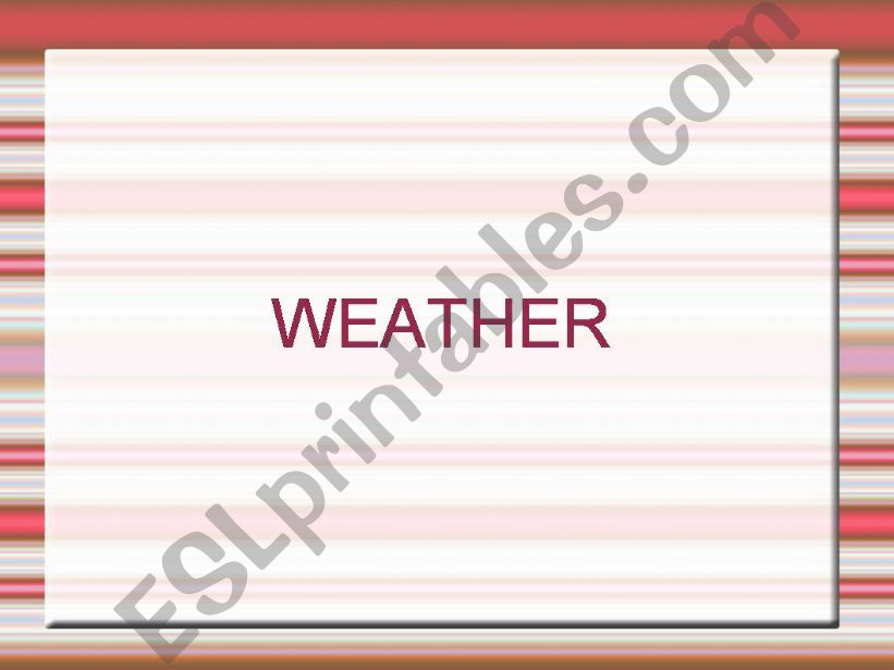 weather discussion powerpoint