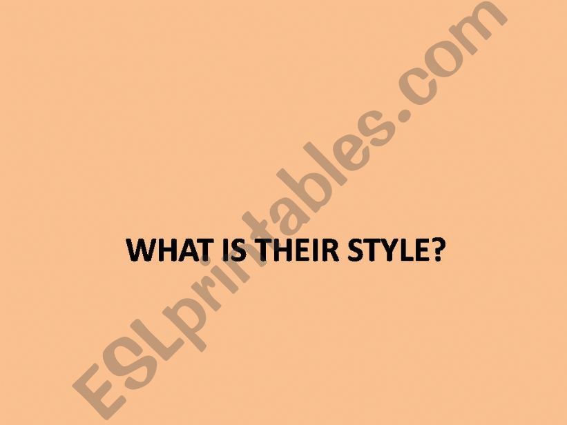 what about styles? powerpoint