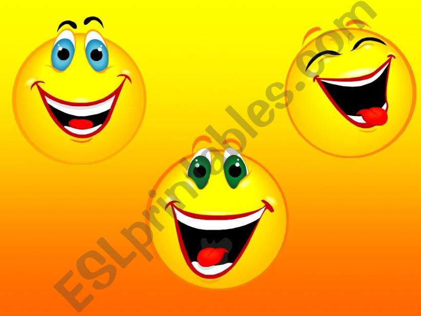 SMILEYS -ADJECTIVE DEGREES powerpoint