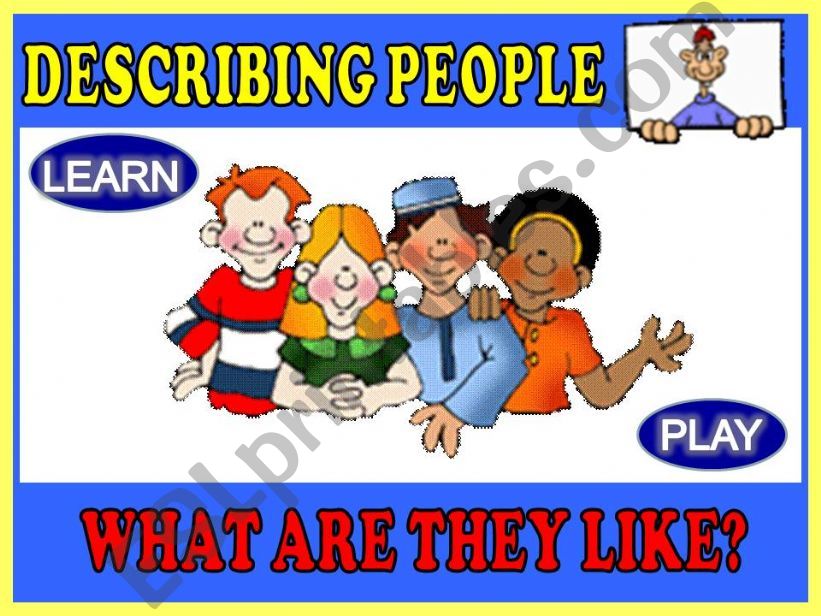 DESCRIBING PEOPLE (LESSON+GAME)
