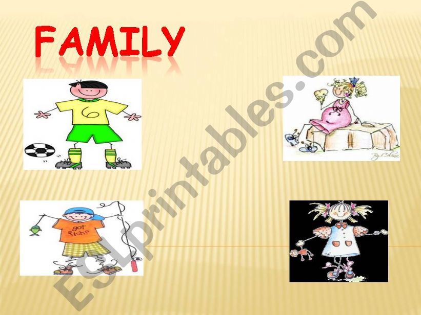 FAMILY VOCABULARY powerpoint