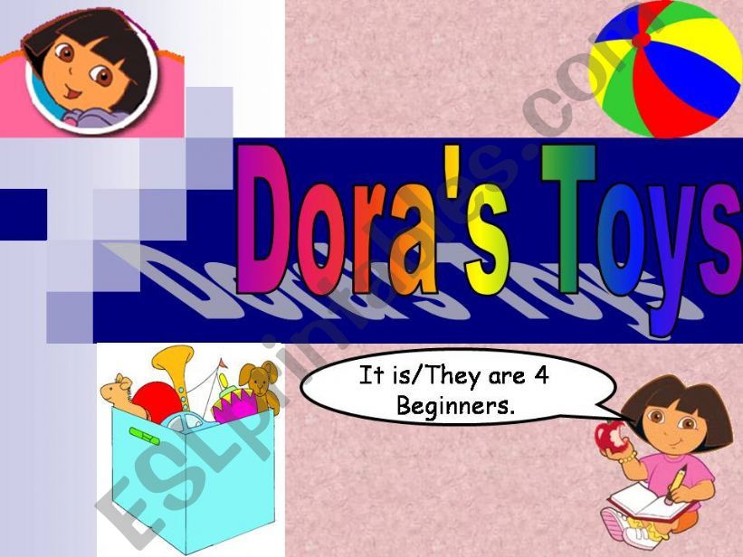 Exploring English w Dora: Pt. 2 It is/They are